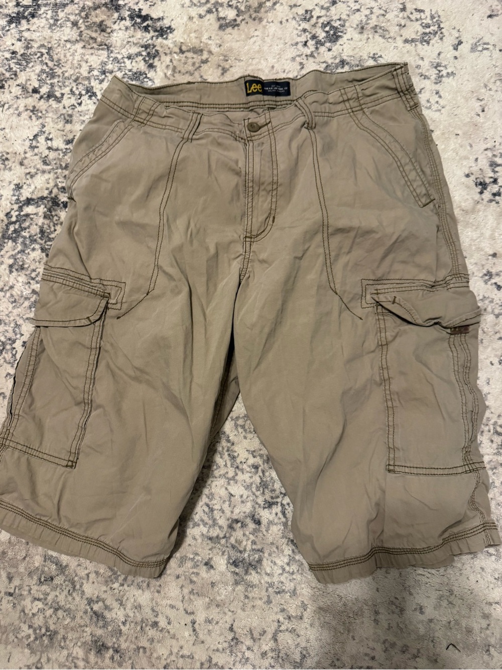 Lee Men's Cargo Shorts - Khaki Tan